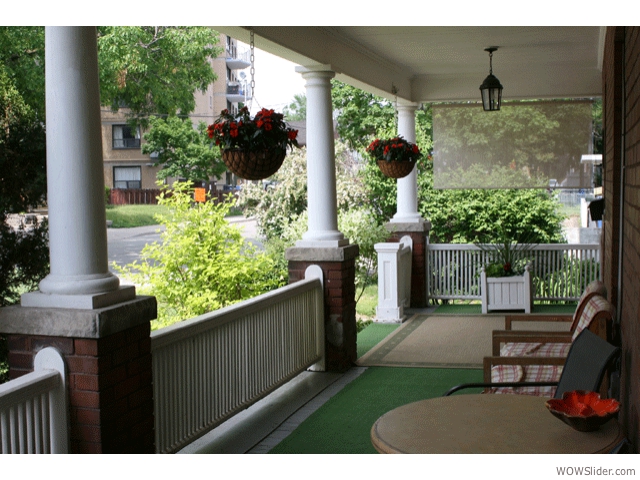 Large Covered Front Porch